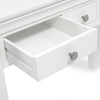 Velvora Home — Chantilly White 3-Drawer Dressing Table