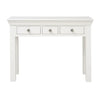 Velvora Home — Chantilly White 3-Drawer Dressing Table