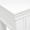 Velvora Home — Chantilly White 3-Drawer Dressing Table