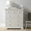 Velvora Home — Chantilly Warm White 7-Drawer Chest