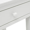 Velvora Home — Chantilly Warm White Narrow Bedside Table