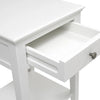 Velvora Home — Chantilly Warm White Narrow Bedside Table