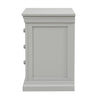 Velvora Home — Chantilly Pebble Grey 3-Drawer Bedside Table