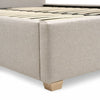 Evesham Natural Tweed King-Size Ottoman Bed
