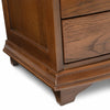 Velvora Home — Winchcombe Dark Oak Wide 3-Drawer Bedside Table