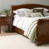 Winchcombe Dark Oak Double Sleigh Bed — Velvora Home