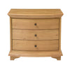 Velvora Home — Winchcombe Oiled Oak Wide 3-Drawer Bedside Table