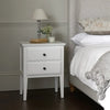 Velvora Home — Winstone White Bedside Table