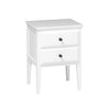 Velvora Home — Winstone White Bedside Table