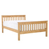Somerset Natural Solid Pine Bed Frame — Velvora Home