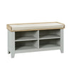 Chester Dove Grey Hallway Shoe Bench Set — Velvora Home