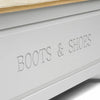Chester Dove Grey Hallway Boot Bench Set — Velvora Home